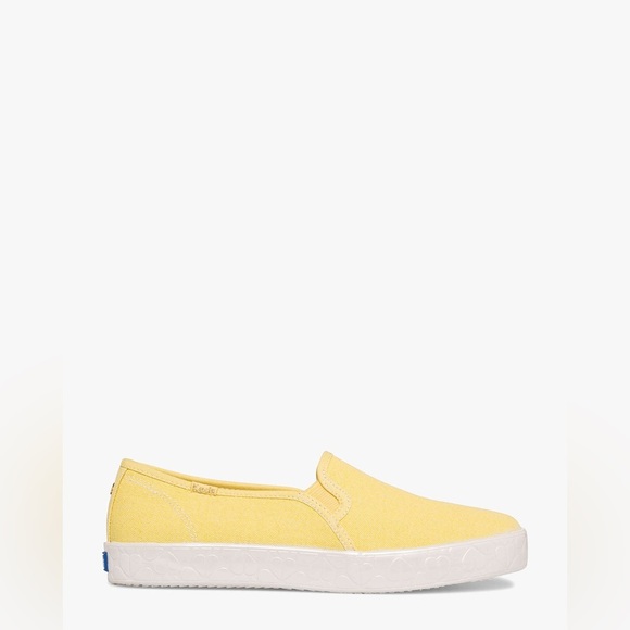 Keds X Kate Spade New York Double Decker Logo Foxing Canvas Sneakers Size 6 NWOB - Picture 3 of 8